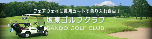 乗用カート乗り入れ自由で楽々ゴルフ/坂東ゴルフクラブ